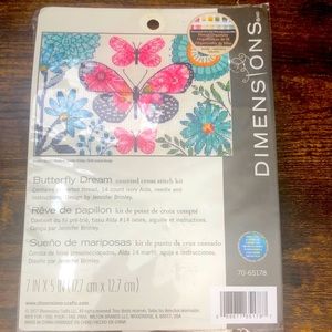Dimensions counted cross stitch kit/Butterfly Dream